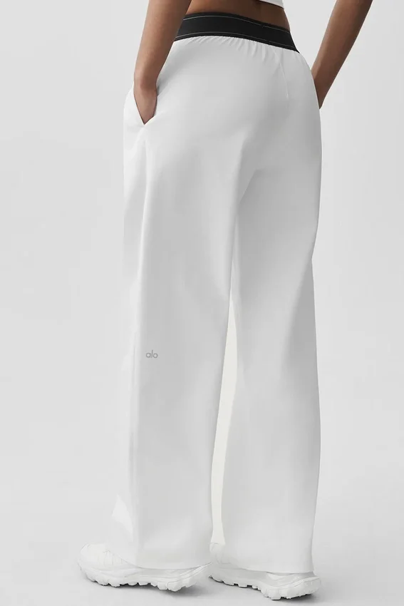 Pantalon Suit up (coupe classique) - Blanc/Noir