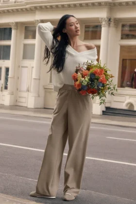 Pantalon Suit Up (coupe classique) - Gravel