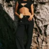 Pantalon Suit Up (coupe classique) - Noir