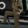 Pantalon Suit Up (coupe classique) - Olive Tree