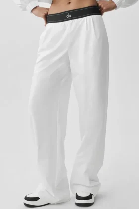 Pantalon Suit Up (long) - Blanc/Noir