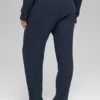 Pantalon Winter Bliss en maille torsadée - Bleu marine