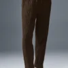 Pantalon Winter Bliss en maille torsadée - Espresso