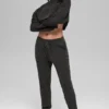 Pantalon Winter Bliss en maille torsadée - Gris chiné foncé
