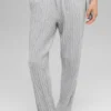 Pantalon Winter Bliss à mailles torsadées - Gris chiné athlétique