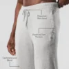 Pantalons de jogging New Class en laine et cachemire - Gris perle chiné