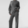 Pantalons de jogging New Class en laine et cachemire - Gris platine