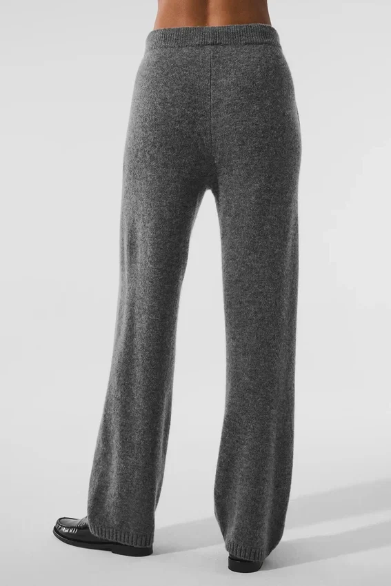 Pantalons de jogging New Class en laine et cachemire - Gris platine
