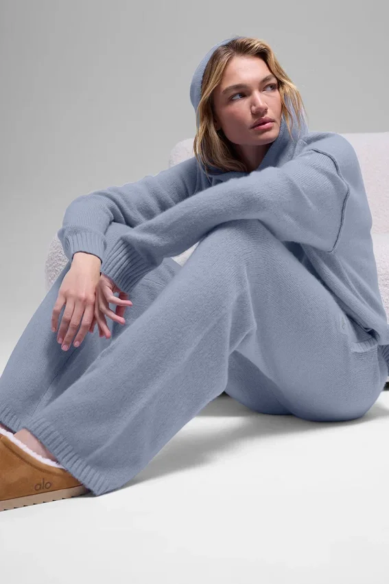 Pantalons de jogging New Class en laine et cachemire - Winter Frost