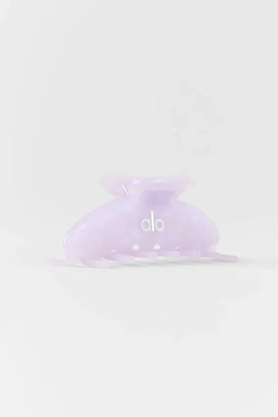 Pince à cheveux 90'S - Bleu marbré Provence clair