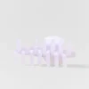 Pince à cheveux 90'S - Bleu marbré Provence clair