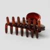 Pince à cheveux 90'S - Marron écaille