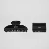 Pince à cheveux Effortless (lot de 2) - Noir