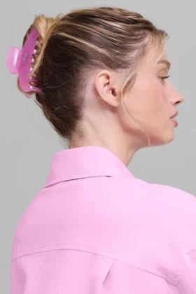 Pince à cheveux Effortless (lot de 2) – Rose bonbon/Rouge vif