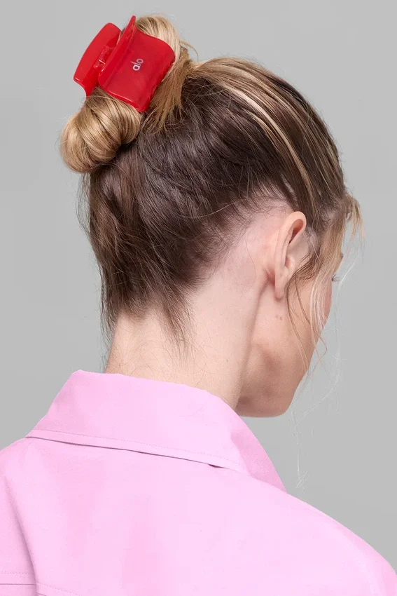 Pince à cheveux Effortless (lot de 2) - Rose bonbon/Rouge vif