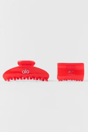 Pince à cheveux Effortless (lot de 2) - Rouge vif
