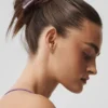 Pince à cheveux style années 90 - Prune Kiss transparent