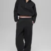 Polar Fleece Retreat Cover up - Noir