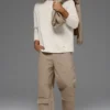 Polo à manches longues Double Take - Beige