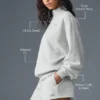 Pull Accolade à fermeture éclair 1/4 - Gris chiné athlétique