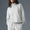 Pull Accolade à fermeture éclair 1/4 - Gris chiné athlétique