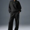 Pull Accolade à fermeture éclair 1/4 - Noir