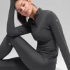 Pull Alosoft à demi-zip « Rapid » - Anthracite