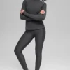 Pull Alosoft à demi-zip « Rapid » - Anthracite