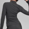 Pull Alosoft à demi-zip « Rapid » - Anthracite