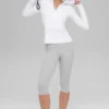 Pull Alosoft Rapid à demi-zip - Blanc