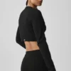 Pull « Be Mine » en pointelle – Noir