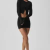 Pull « Be Mine » en pointelle – Noir