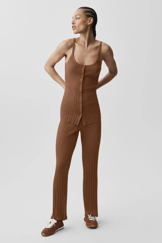 Pull boutonné Sunlit - Marron « Sun Kissed »