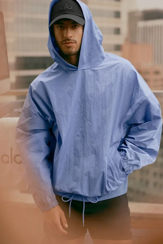 Pull à capuche Axis - Bleu Provence