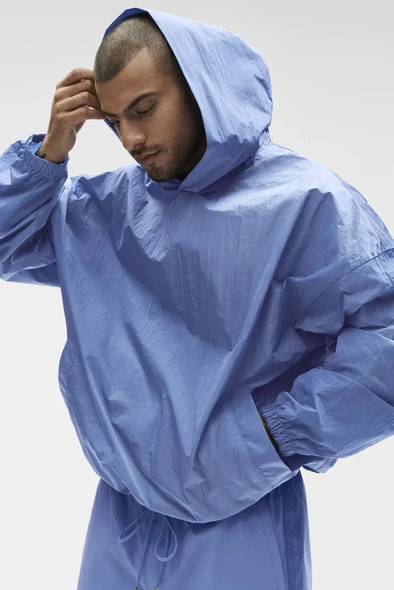Pull à capuche Axis - Bleu Provence