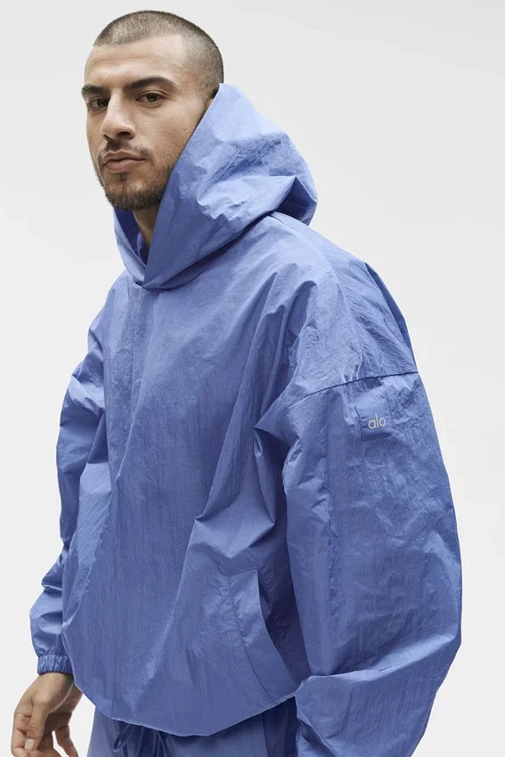 Pull à capuche Axis - Bleu Provence
