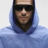 Pull à capuche Axis - Bleu Provence