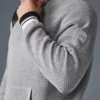 Pull à capuche en maille « Sports Club » - Gris chiné athlétique