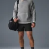 Pull à capuche en maille « Sports Club » - Gris chiné athlétique