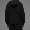 Pull à capuche en maille « Sports Club » - Noir