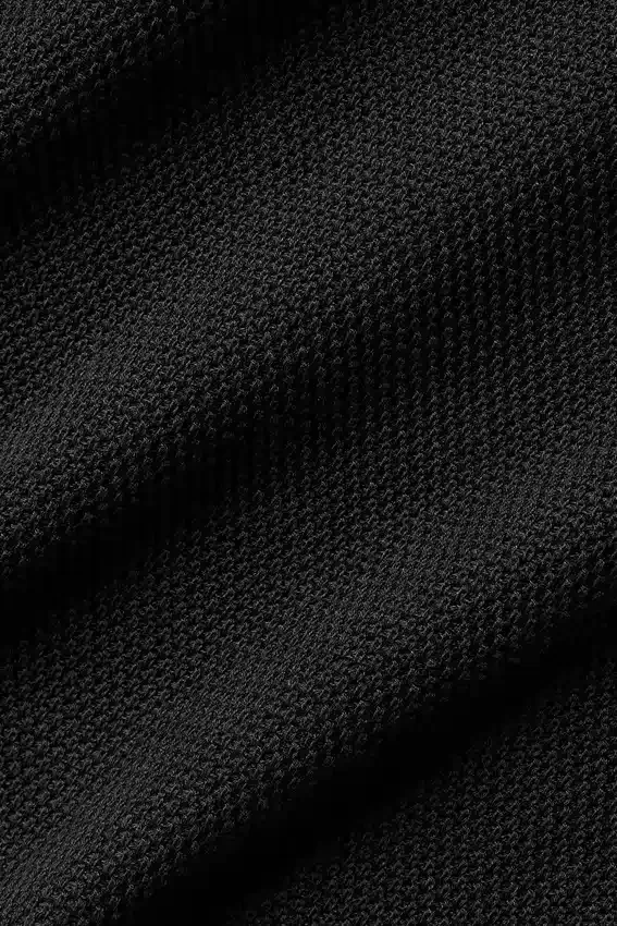 Pull à capuche en maille « Sports Club » - Noir