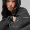 Pull à capuche Scholar - Anthracite