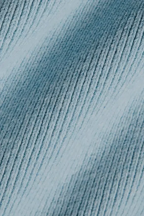 Pull à capuche Scholar - Bleu céleste chiné
