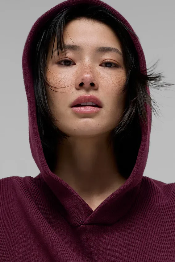 Pull à capuche Scholar - Bordeaux