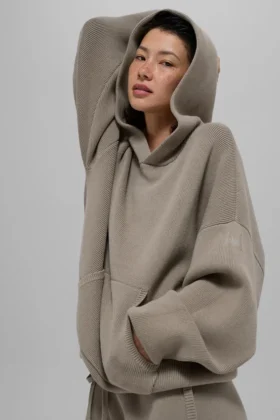 Pull à capuche Scholar - Cacao clair