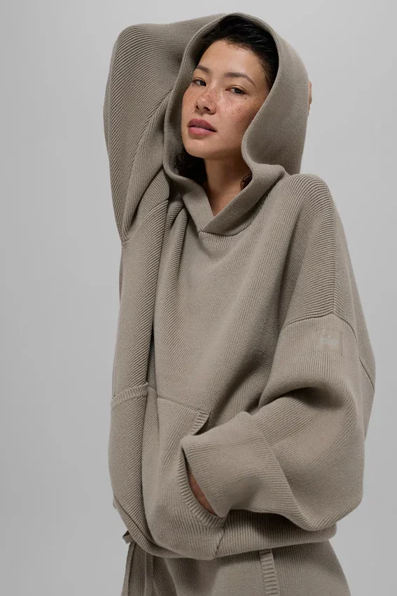 Pull à capuche Scholar - Cacao clair