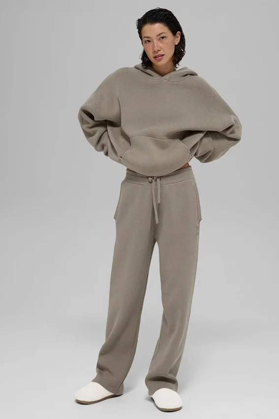 Pull à capuche Scholar - Cacao clair