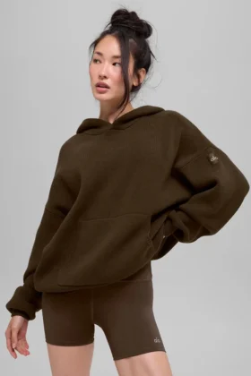 Pull à capuche Scholar - Espresso