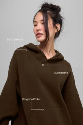 Pull à capuche Scholar – Espresso