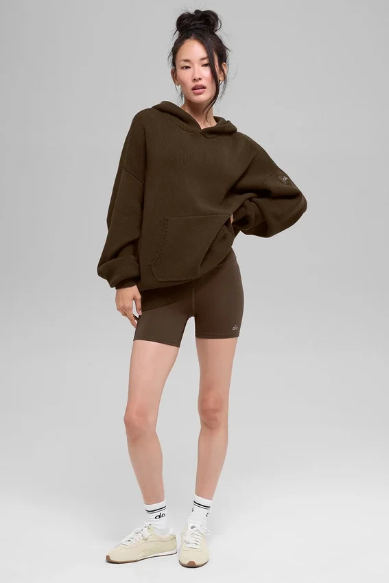 Pull à capuche Scholar - Espresso